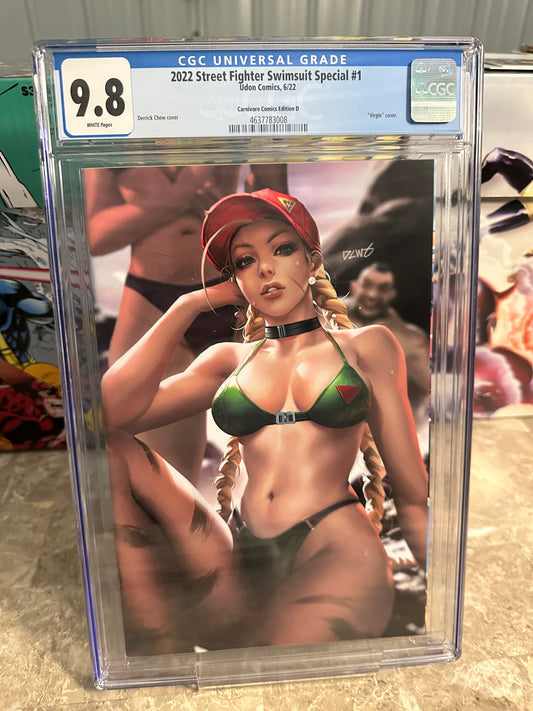 2022 Street Fighter Swimsuit Special CGC 9.8 Carnivore Comics D (Udon) -New Case