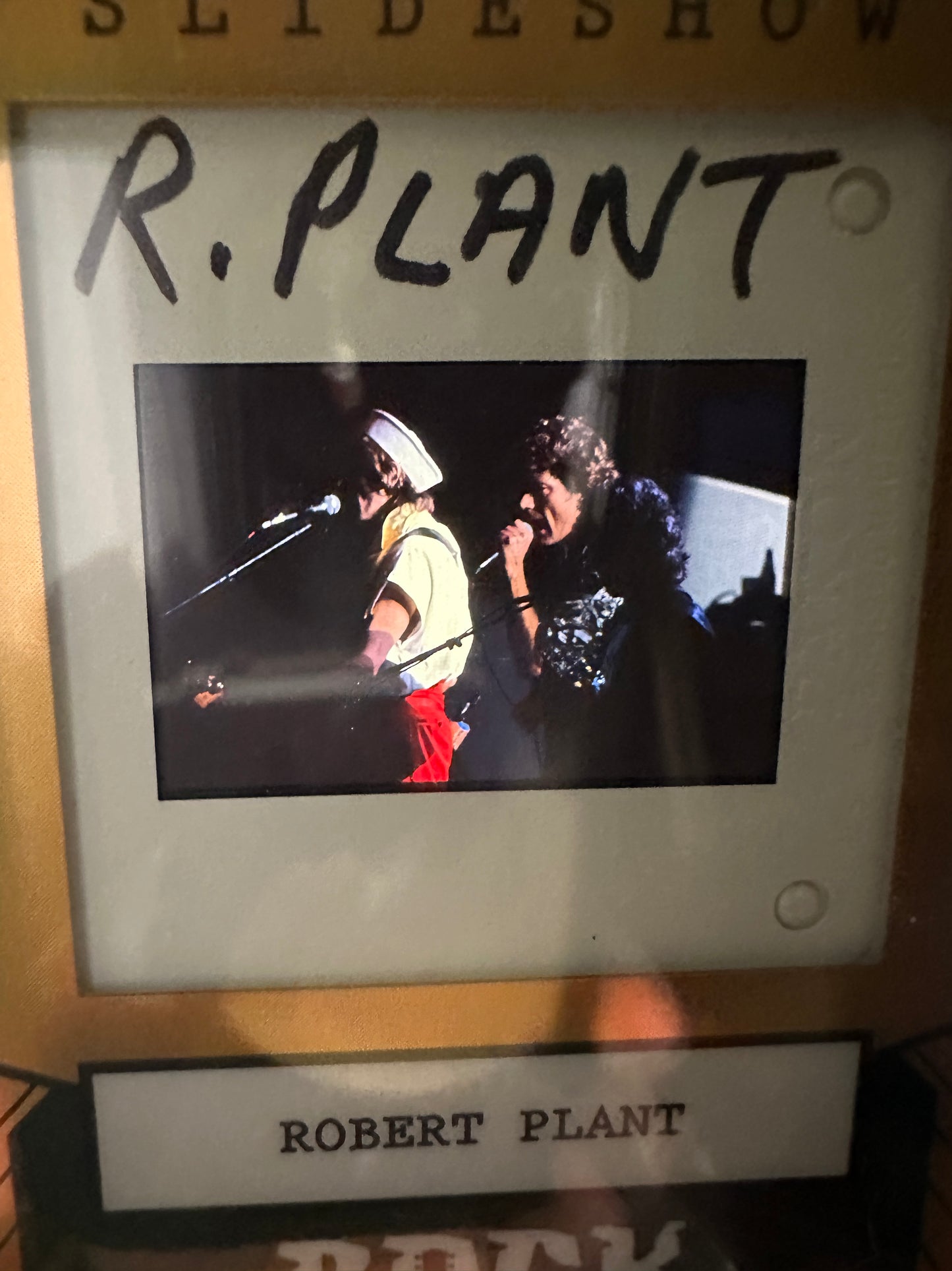 2026 Leaf Slideshow ROBERT PLANT Led Zeppelin Metal /25 + 3 Base 4-Slide LOT