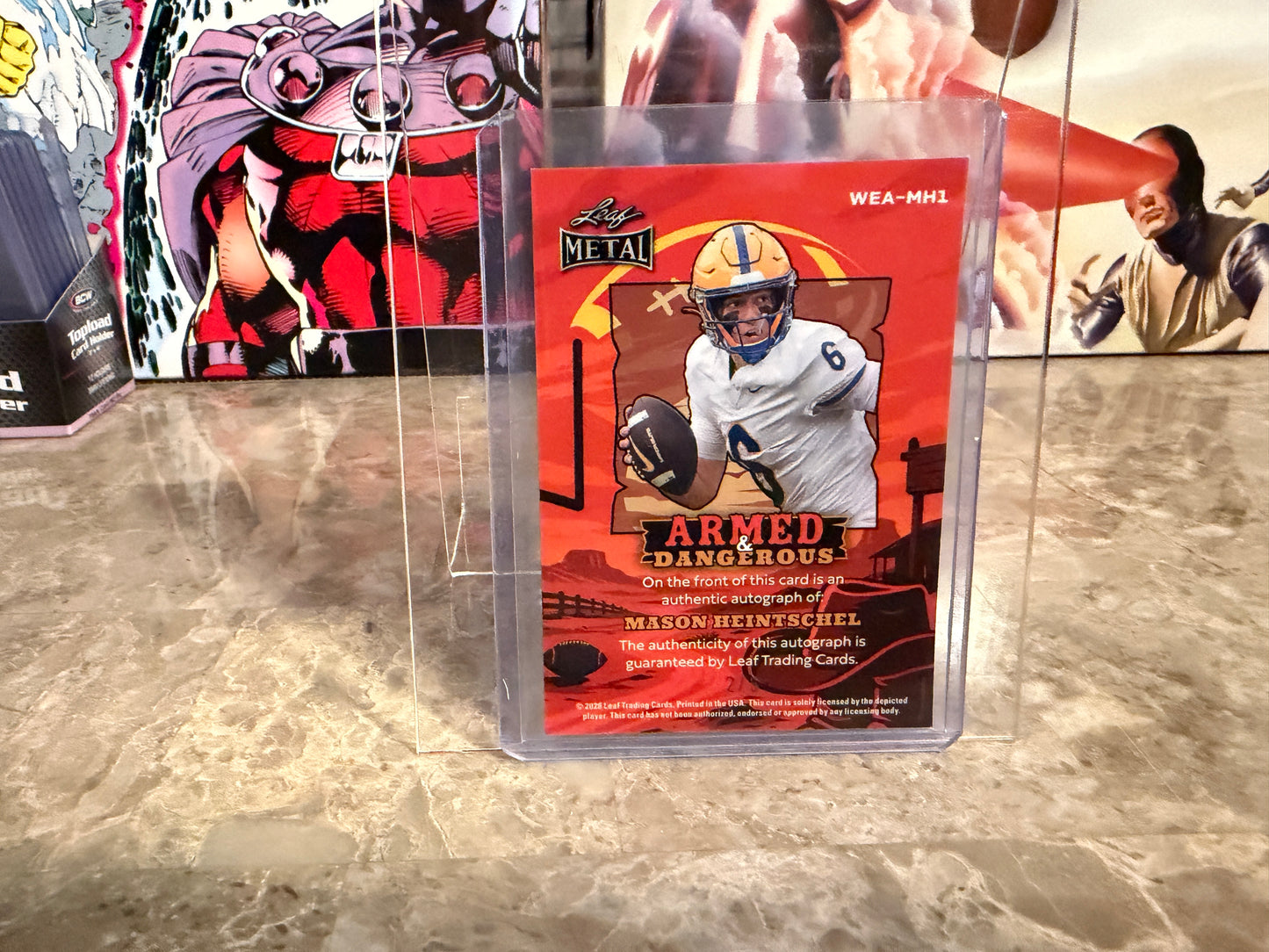 Mason Heintschel Leaf Metal Football Armed & Dangerous Auto Pink /6