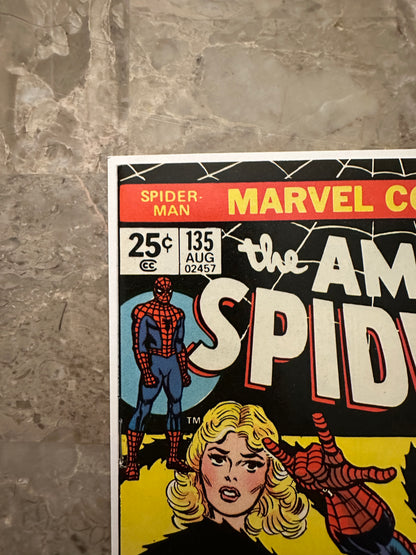 Amazing Spider-Man #135 VF 8.0 (Marvel Comics 1974) - 2nd Punisher
