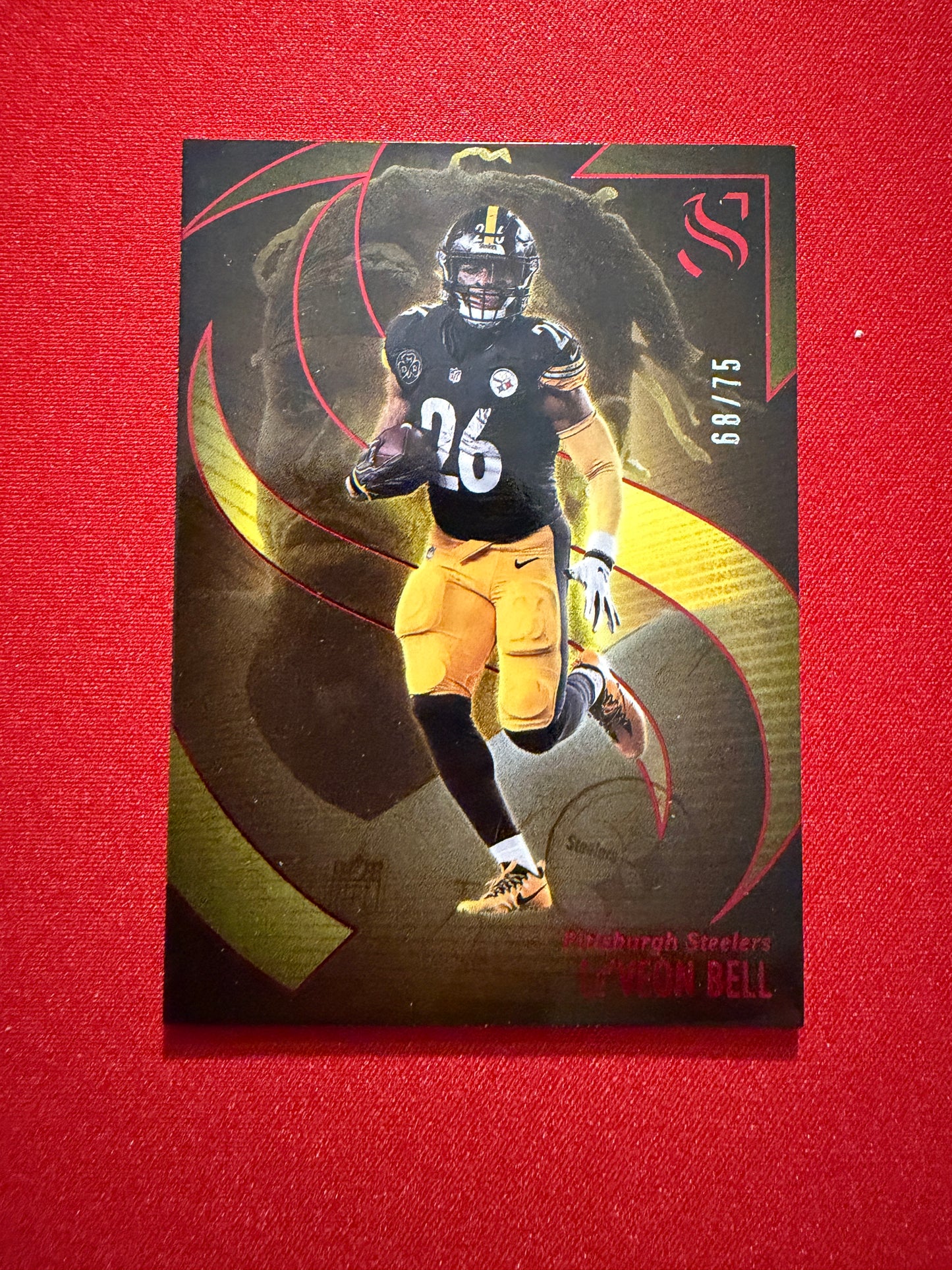 Le’Veon Bell 2025 Panini Silhouette Football Base Red /75 #43