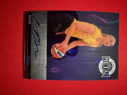 Cameron Brink 2026 Leaf Women Sport Stainless Auto Purple Team Color Match 1/1
