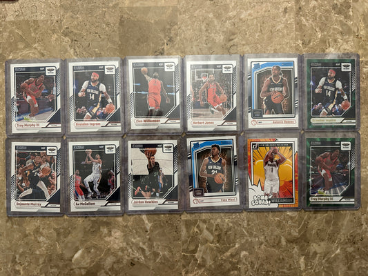 2024 Panini Donruss Basketball New Orleans Pelicans Team Set (12 cards)