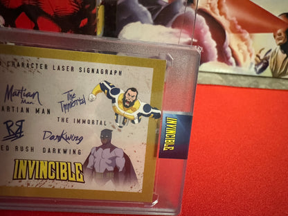 Keepsake Invincible Quad Signagraph Hand Numbered #448 15/15 -2025 Con Exclusive