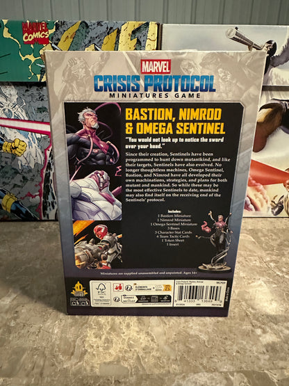 🤖 Marvel: Crisis Protocol – Bastion, Nimrod & Omega Sentinel Character Pack
