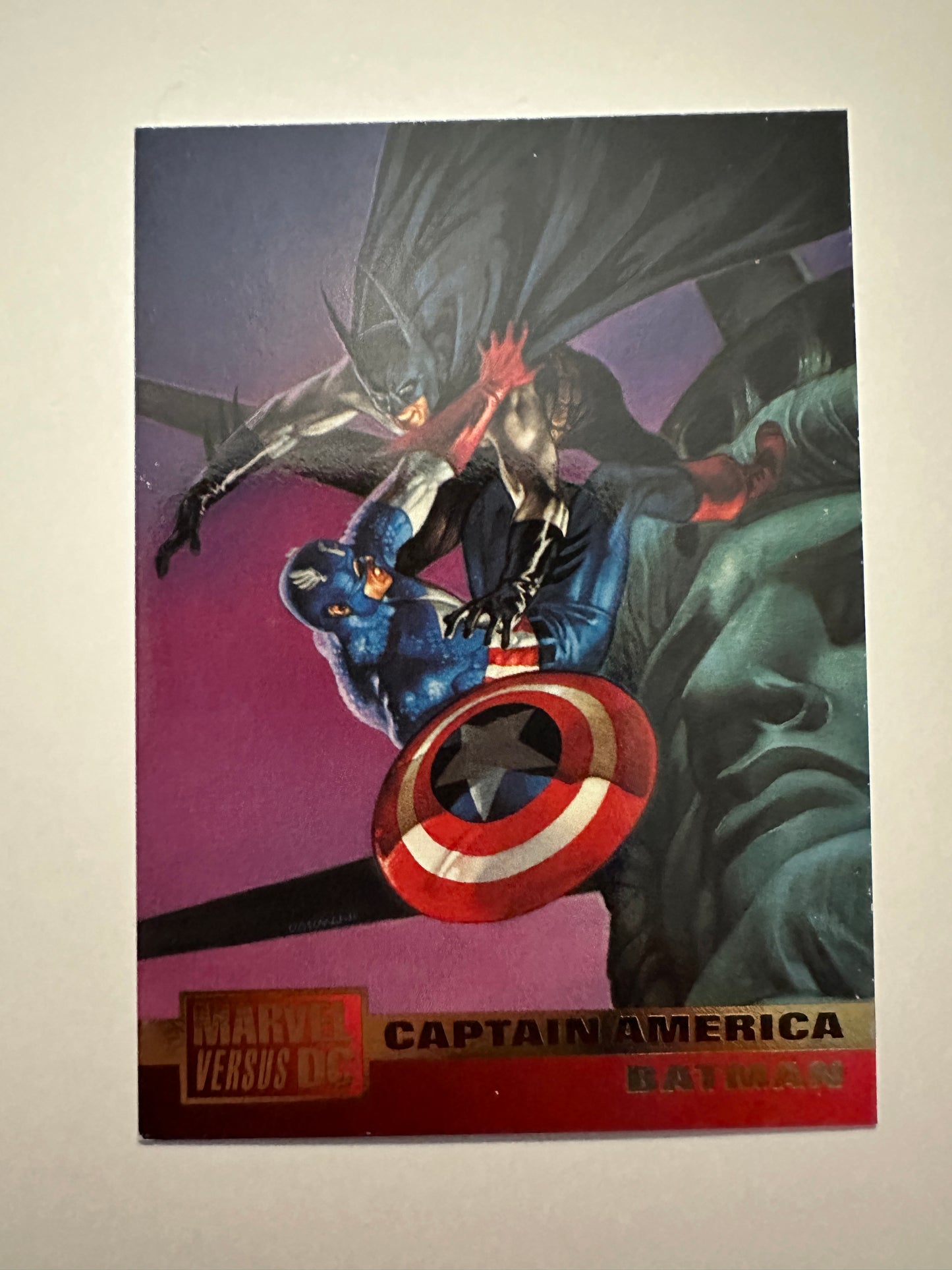 Captain America/Batman #91 (1995 Fleer DC vs. Marvel) - High grade