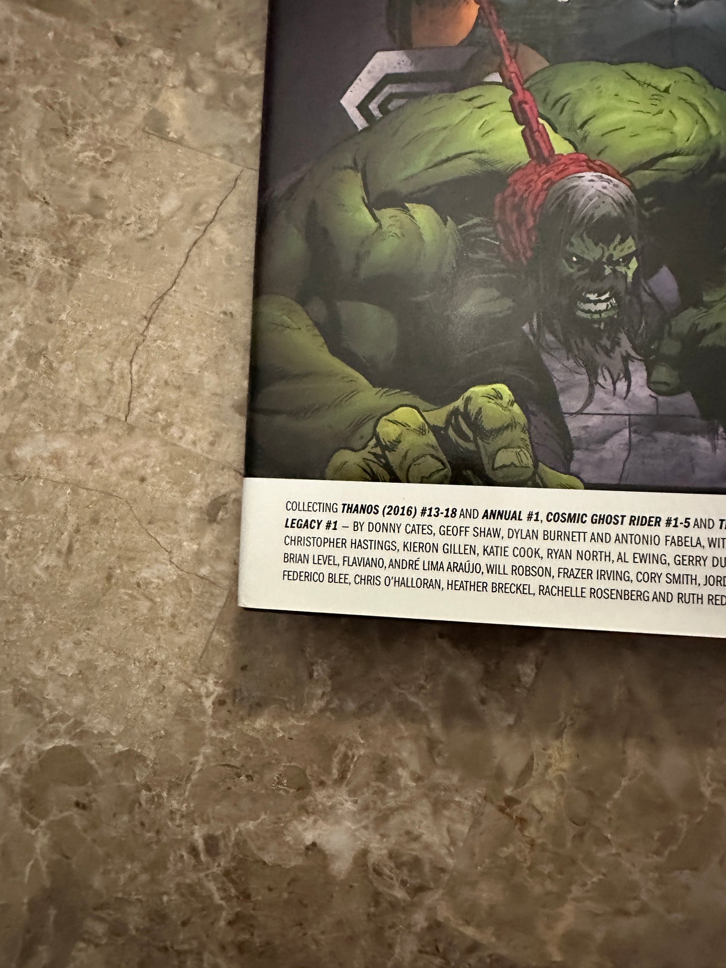 Thanos by Donny Cates Marvel Comics HC Hardcover (2019 IDW)