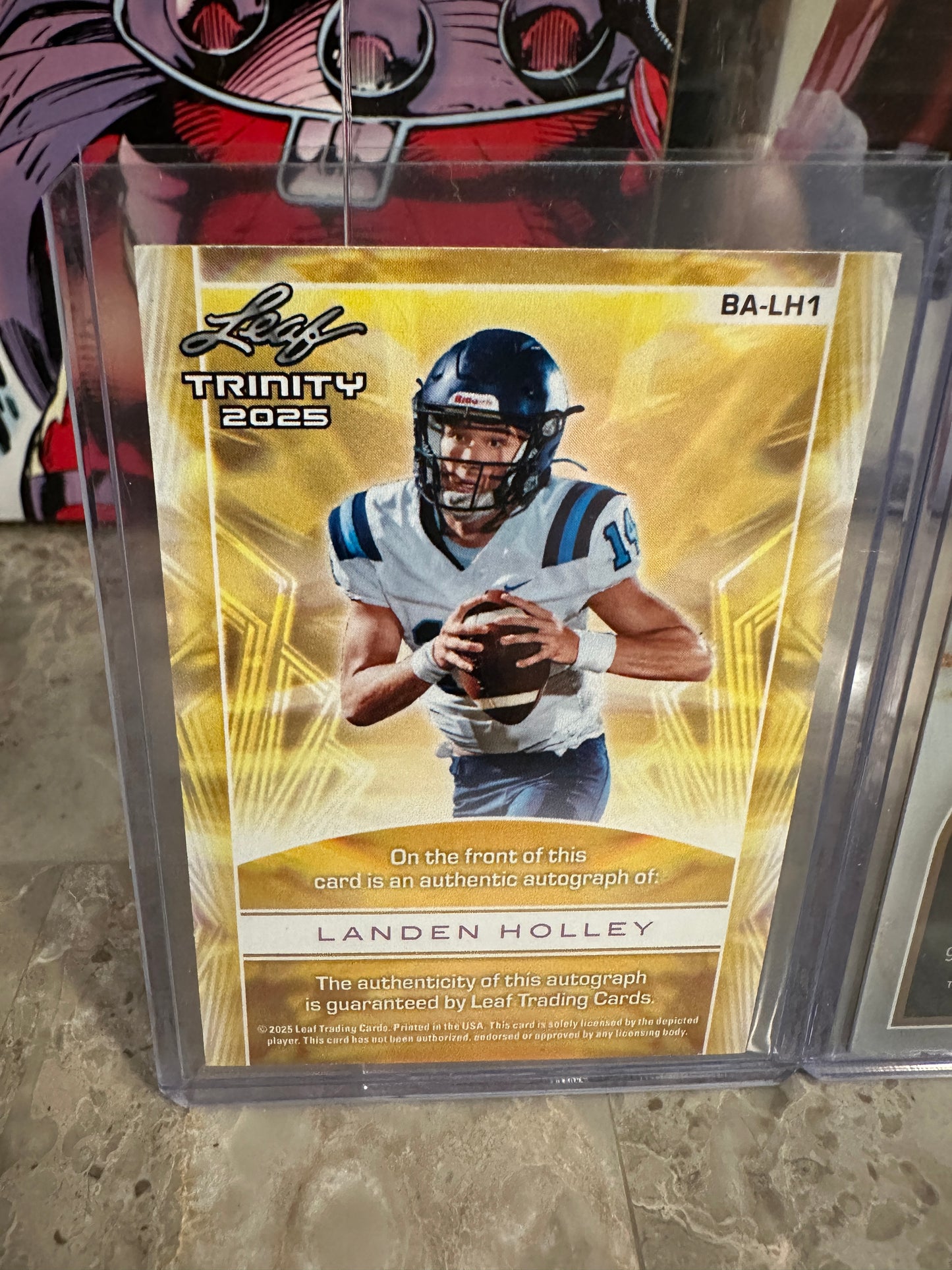 2025 Leaf Trinity Landen Holley Blue Auto /35 & 2026 Optichrome Shimmer /9 Lot
