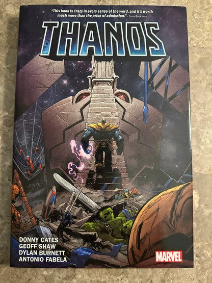 Thanos by Donny Cates Marvel Comics HC Hardcover (2019 IDW)
