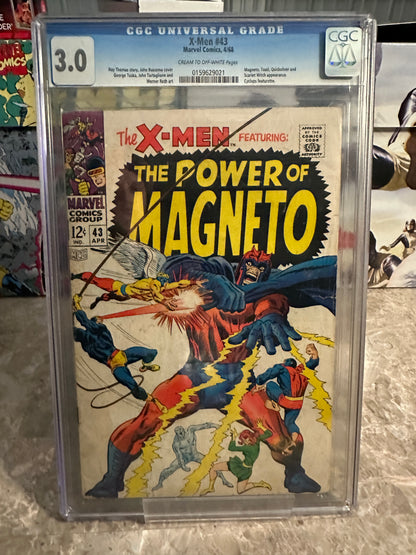 X-Men #43 CGC 3.0 (Marvel 1968)