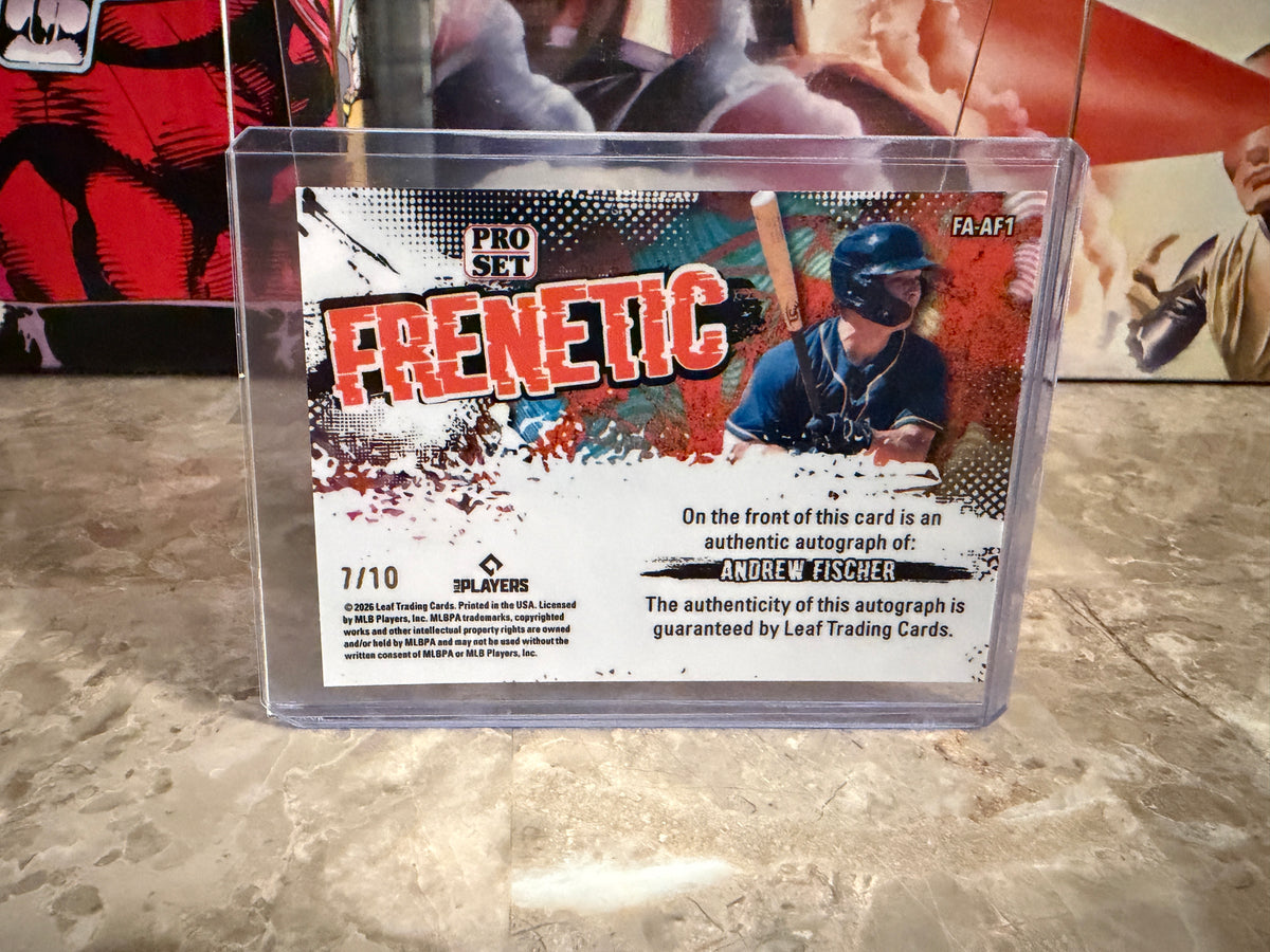 Andrew Fischer 2026 Leaf Pro Set Metal Baseball Frenetic Auto /10