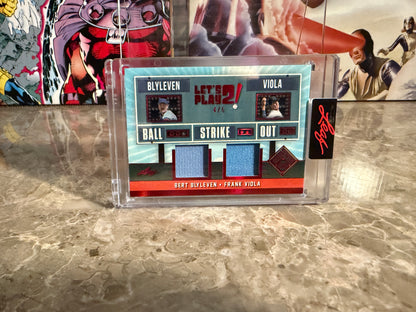 Bert Blyleven Frank Viola 2026 Leaf Seasons In the Sun Baseball Let’s Play 2 Patch /6