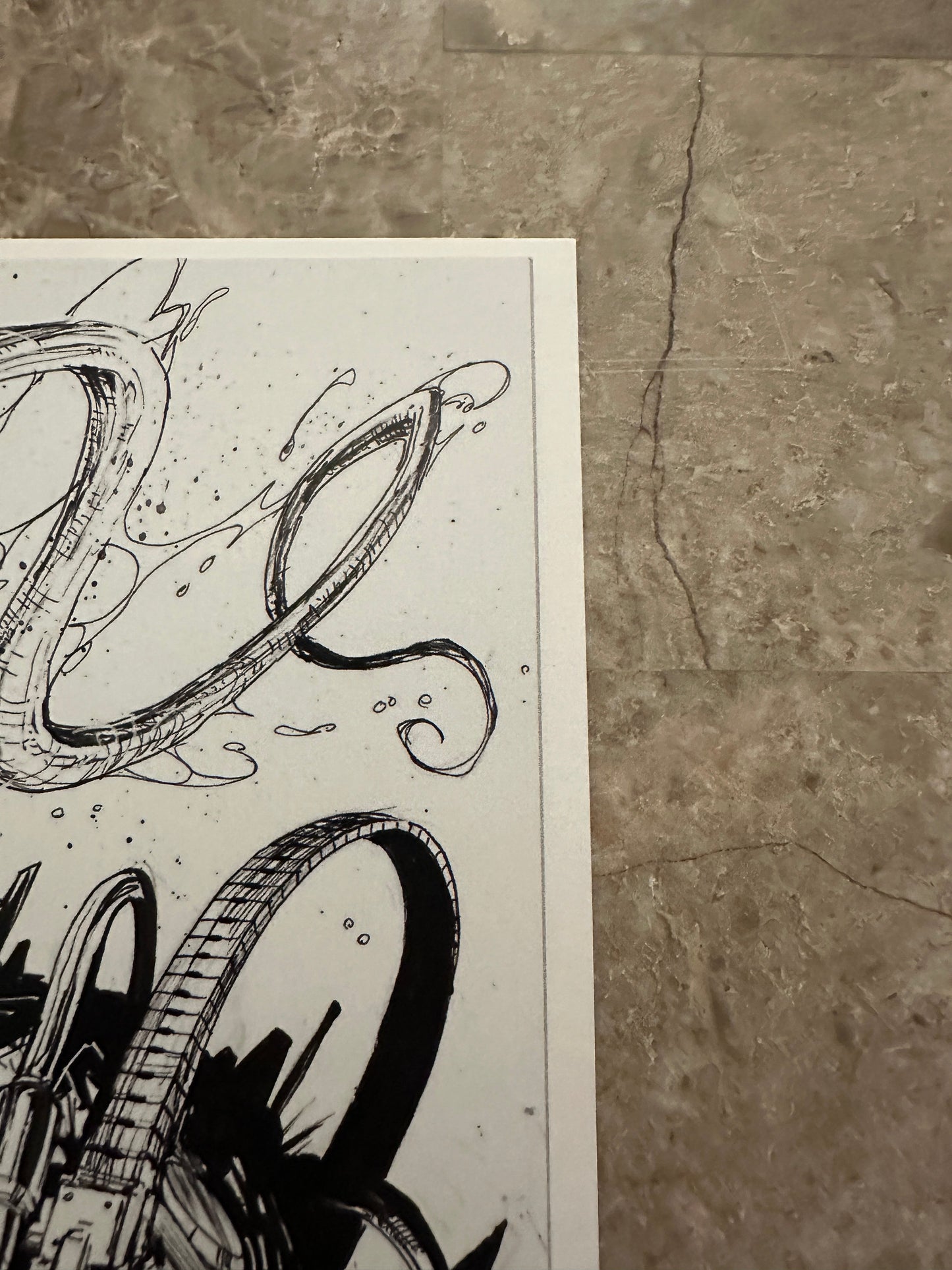 Venom #27 Unknown Comics Sketch Signed Donnie Cates NM+ 9.6 (Marvel 2020)