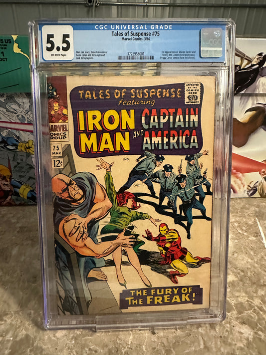 Tales of Suspense #75 CGC 5.5 OWP (1966 Marvel)