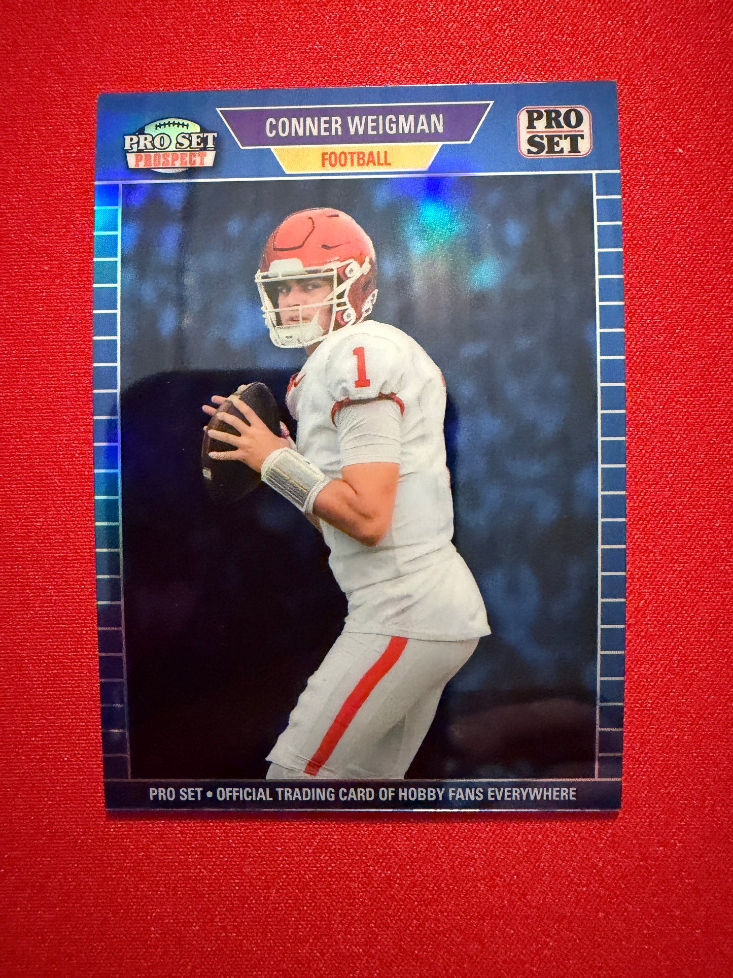 2026 Leaf Pro Set Metal Football Conner Weigman 1989 Auto Black /2 + Base Lot