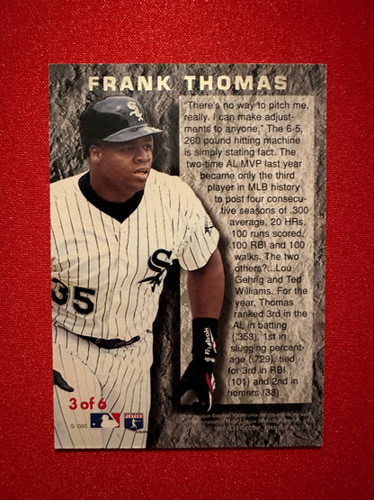 1995 Fleer Ultra Power Plus Frank Thomas #3 - Rare Insert - NM-MT!