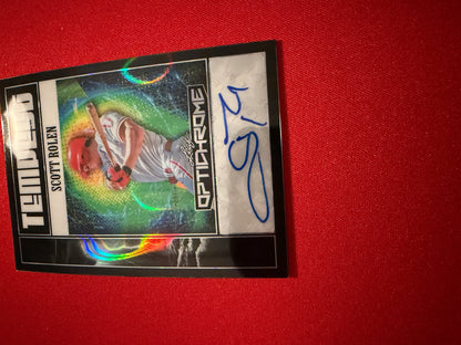 Scott Rolen 2025 Leaf Optichrome Baseball Tempest Auto Black Lava 1/1
