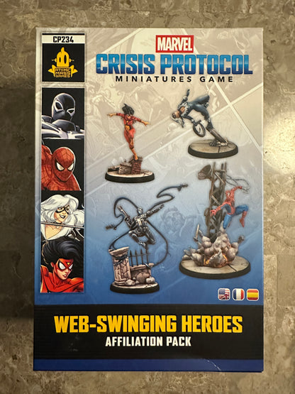 Marvel Crisis Protocol: Web-Swinging Heroes Affiliation Pack