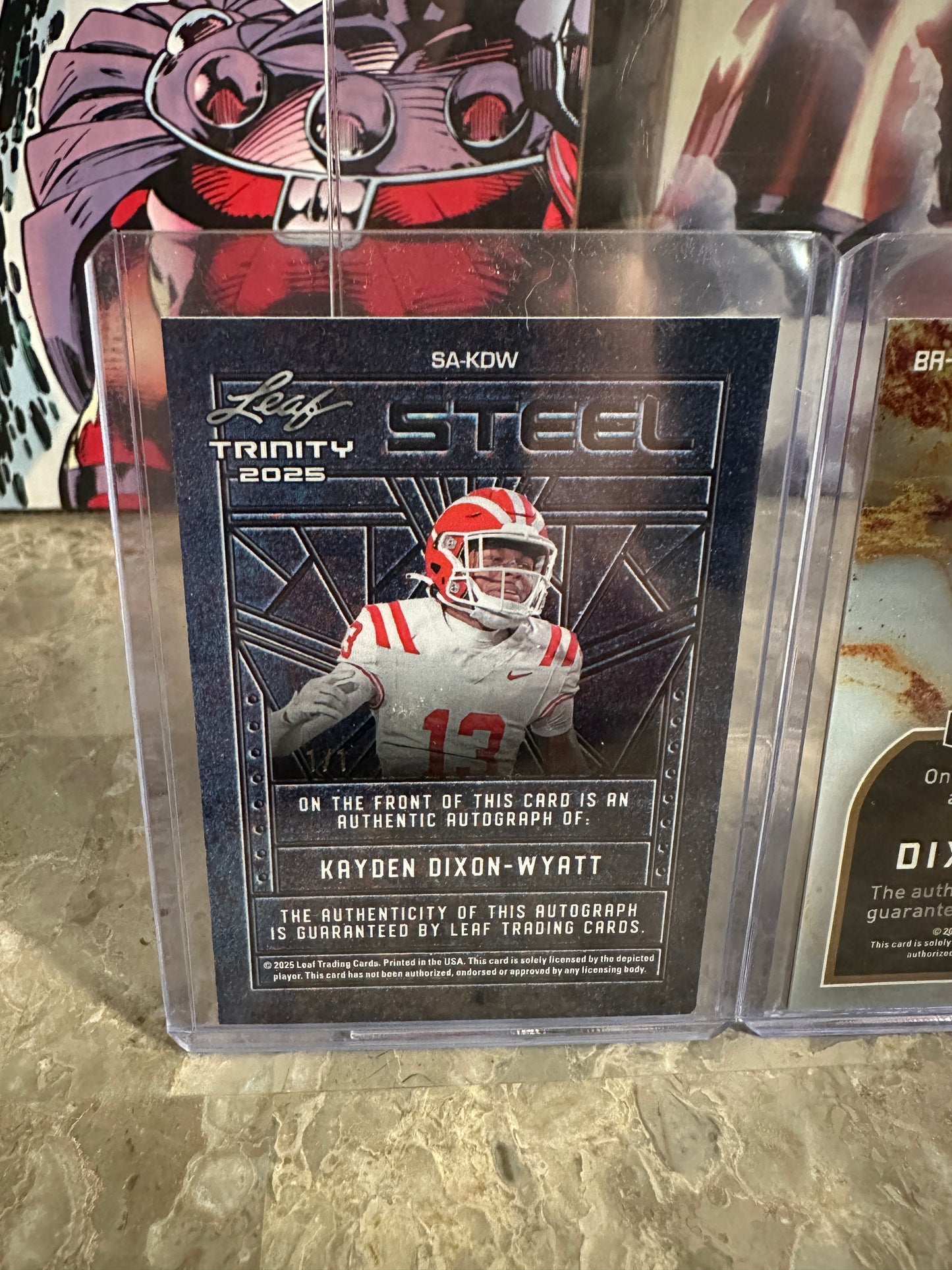 Kayden Dixon-Wyatt 2025 Leaf Trinity 1/1 & 2026 Leaf Optichrome /9 AUTO Lot - USC