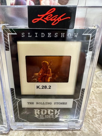 2026 Leaf Slideshow Original Rolling Stones 3 Encased Rock Slides - Action Shot