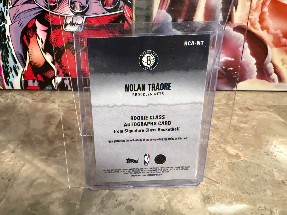 2025-26 Topps Signature Class Nolan Traore Rookie RC Gold Auto /10 #RCA-NT