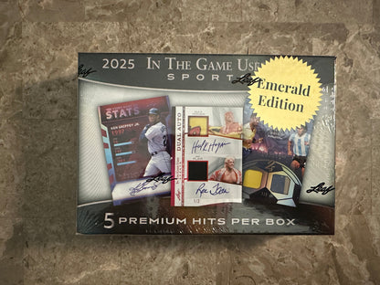 2025 Leaf In The Game Used Emerald Edition Box