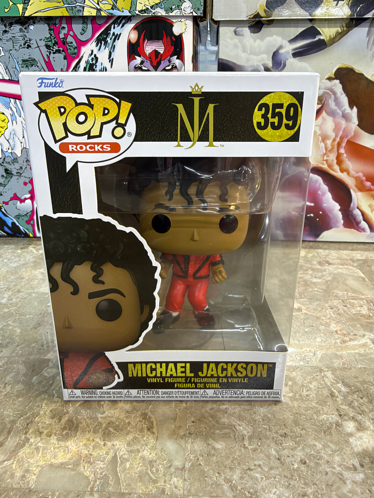 Funko Pop! Rocks: Michael Jackson (Thriller Outfit) #359 Vinyl Figure