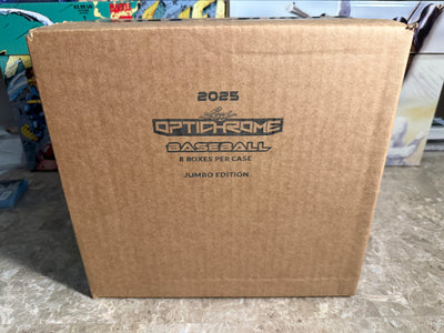 2025 Leaf Optichrome Baseball Jumbo Hobby 8-Box Case