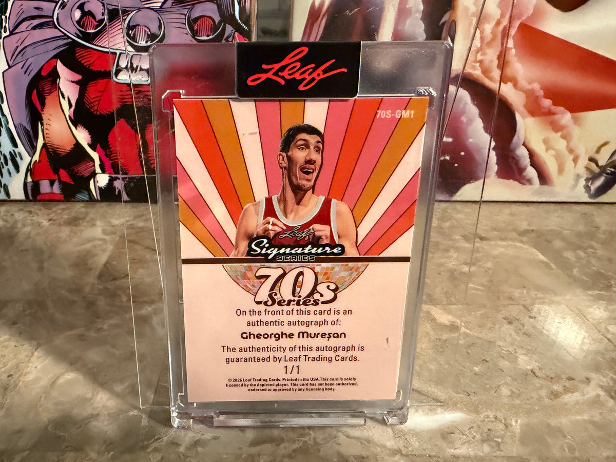 Gheorghe Muresan 2026 Leaf Signature Series 70s Series Auto Green 1/1