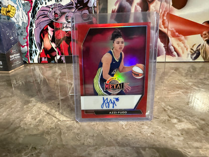 Azzi Fudd 2026 Leaf Women of Sport Base Auto Red Prismatic /3
