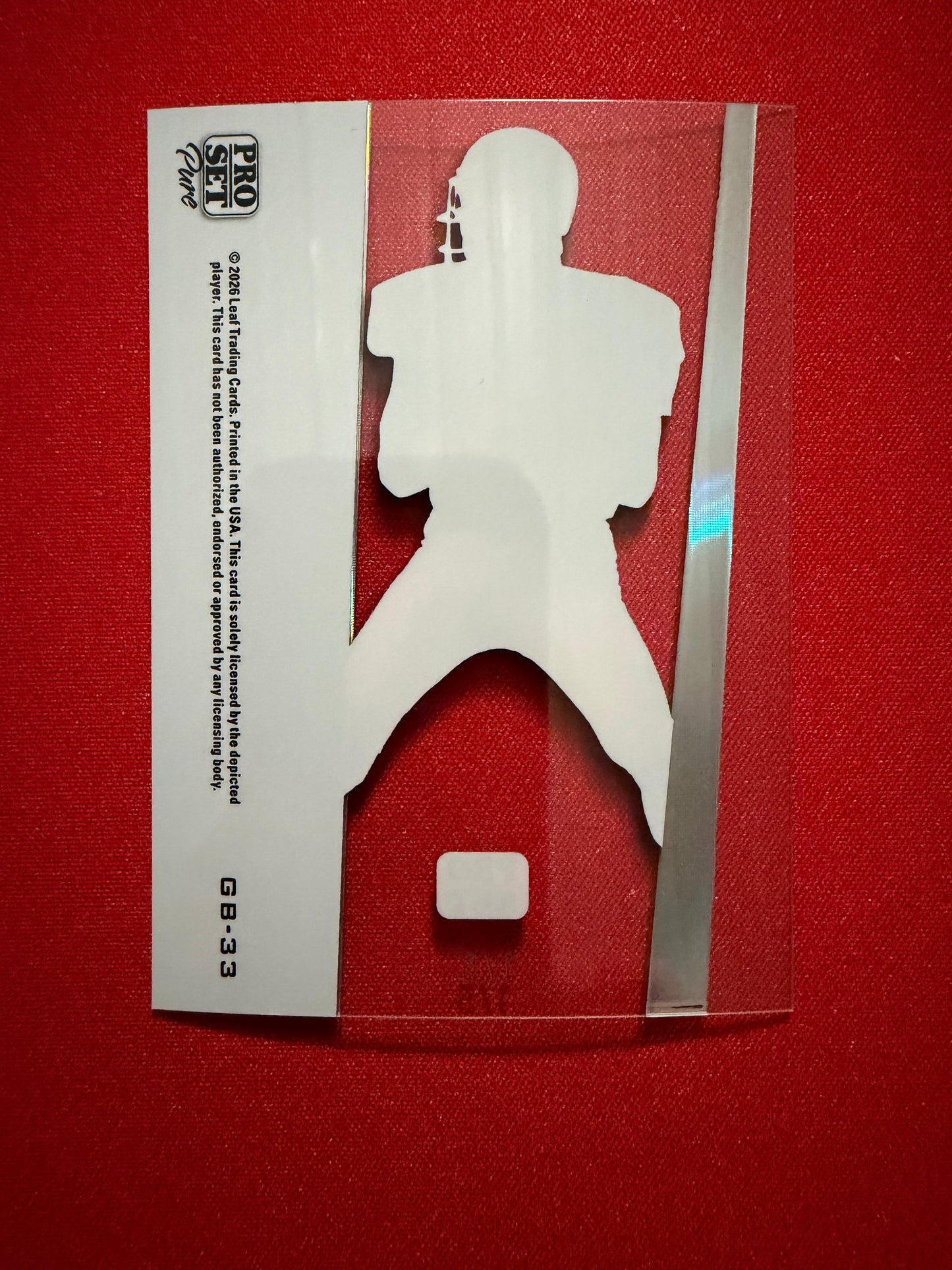 2026 Leaf Pro Set Metal Football Jim McMahon Pure Greatness 1/5 Bookend