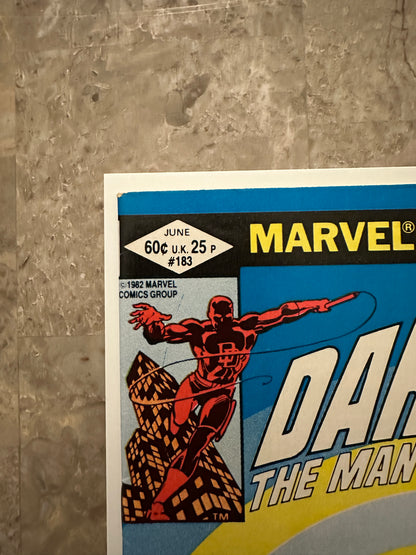 Daredevil #183 VF+ 8.5-9.0 (1982 Marvel)
