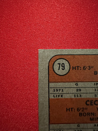 1972 Topps #79 CARLTON FISK Rookie Card RC - Red Sox - VG Condition