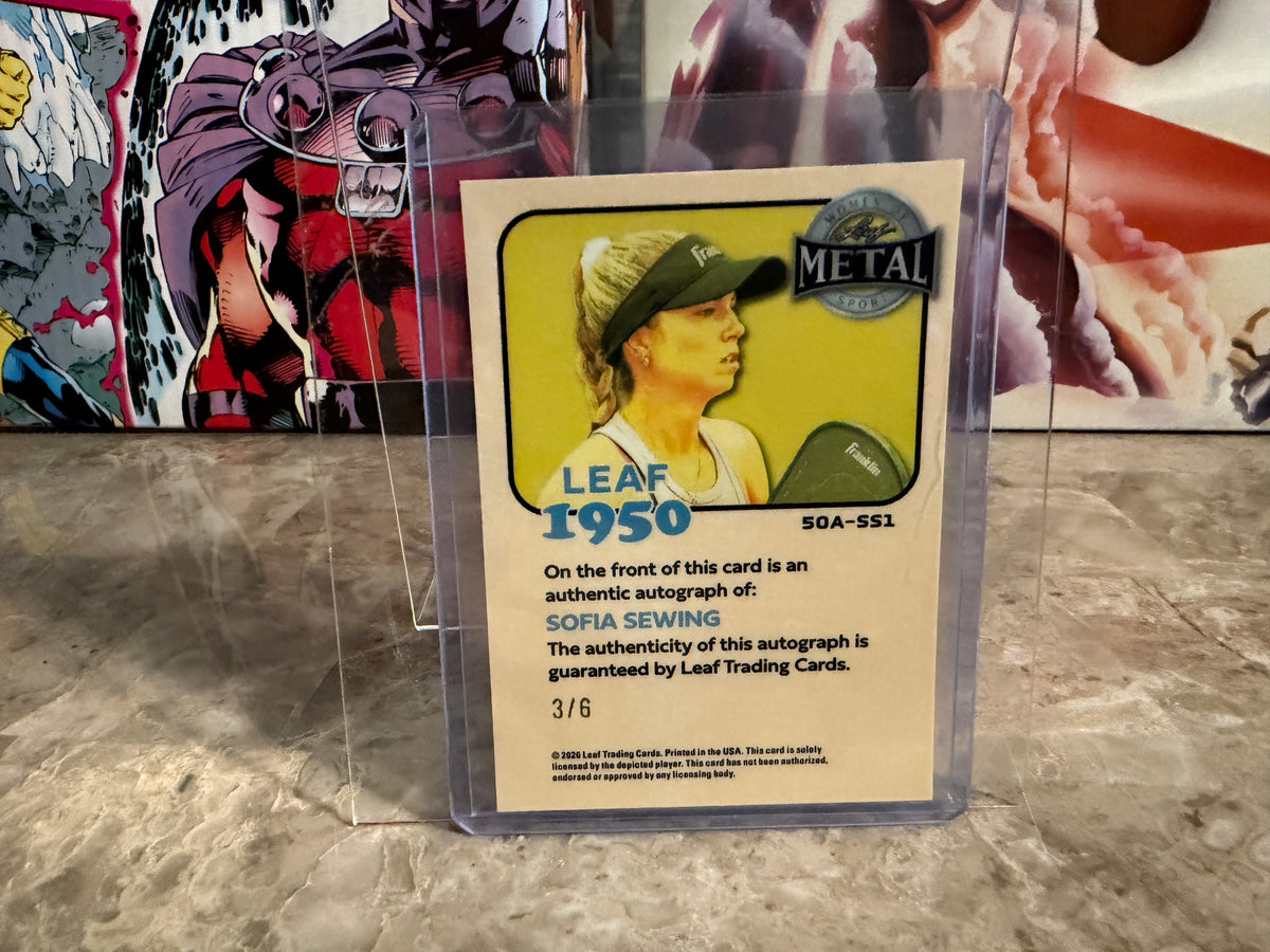 Sofia Sewing 2026 Leaf Women of Sport 1950 Auto Pink Prismatic /6