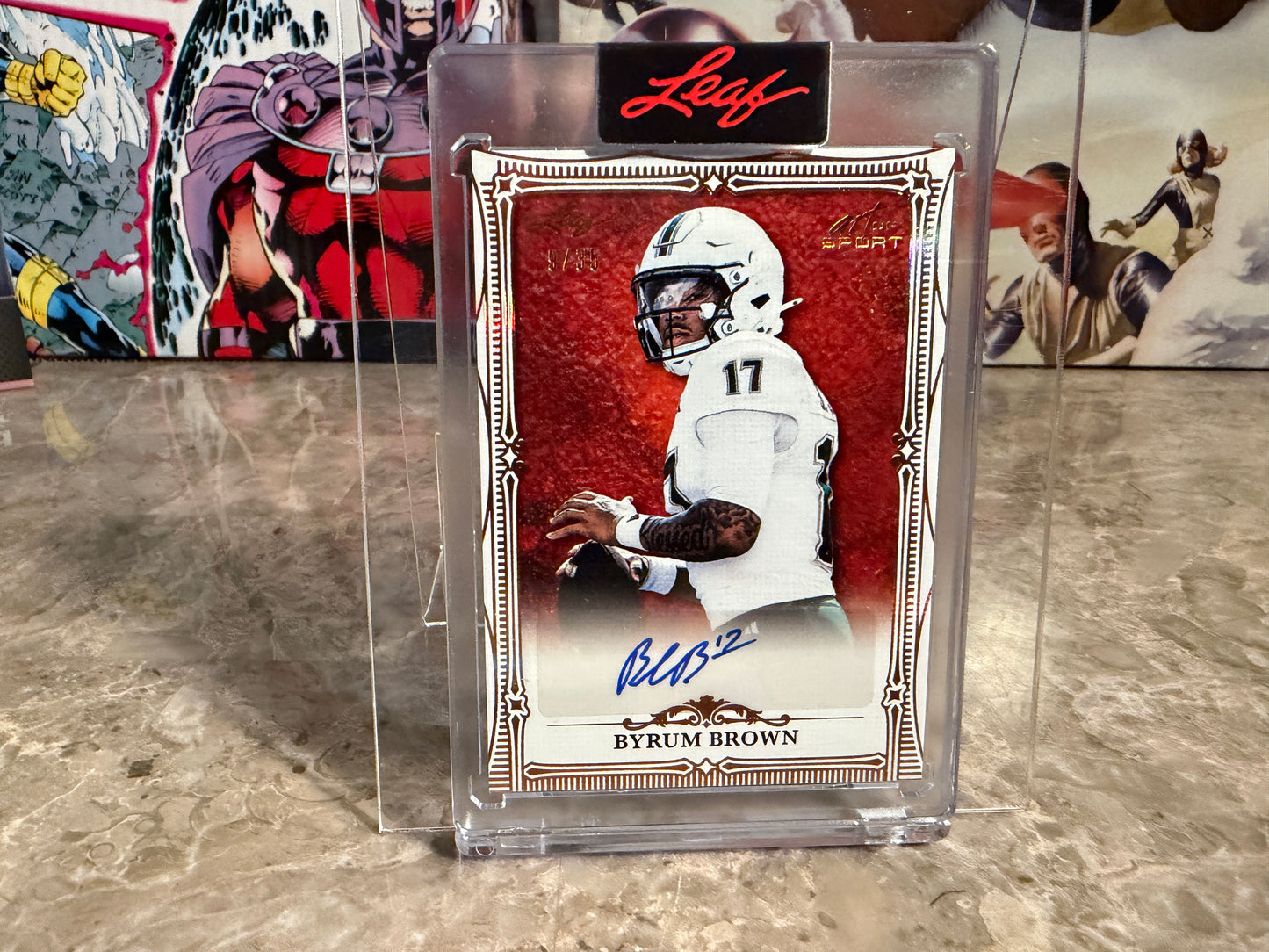 Byrum Brown 2026 Leaf Art of Sport Base Auto Bronze /35