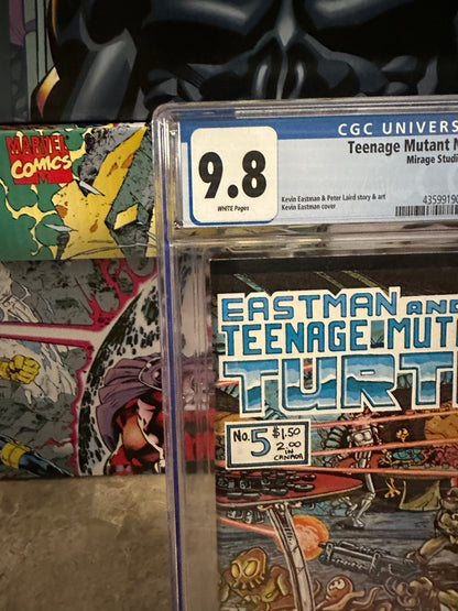 Teenage Mutant Ninja Turtles #5 CGC 9.8 WP (1985 Mirage)