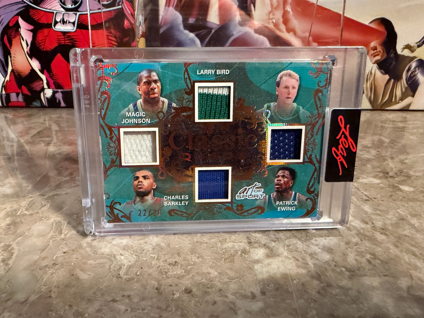 2026 Leaf Art of Sport Classic Quads Bird Magic Barkley Ewing Quad Patch /30