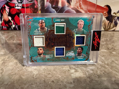 2026 Leaf Art of Sport Classic Quads Bird Magic Barkley Ewing Quad Patch /30