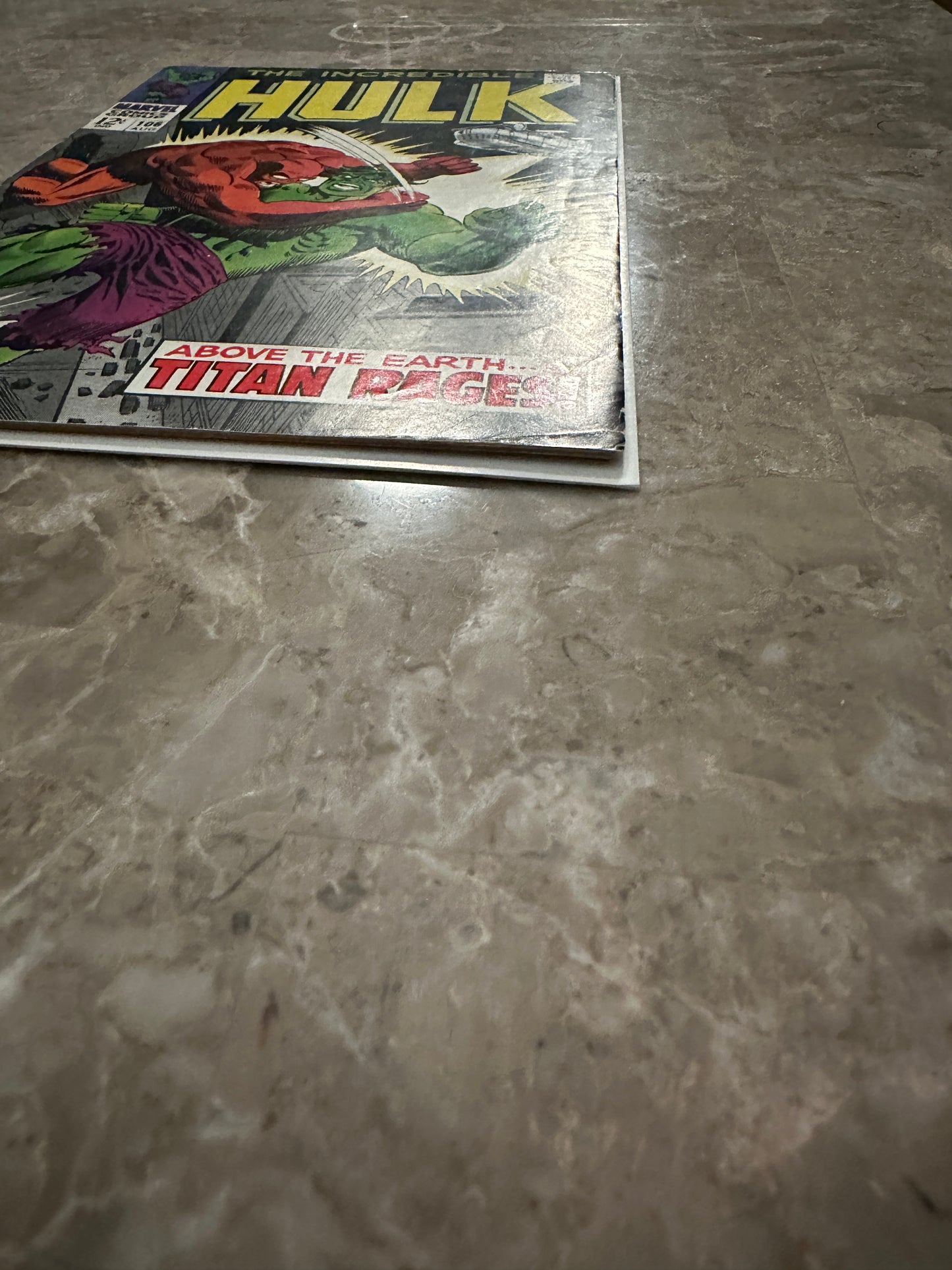Incredible Hulk #106 FN- 5.5 (Marvel 1968)