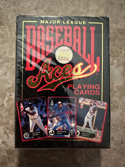 1992 Baseball Aces Playing Cards (Bicycle) - Factory Sealed