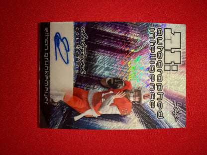 Ethan Grunkemeyer 2026 Leaf Autograph Collection Football AI Intelligence 1/1