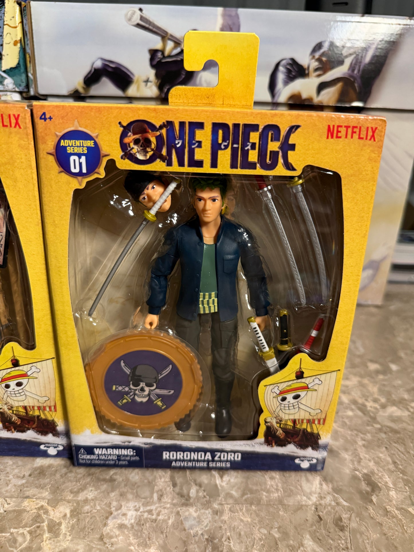 🏴‍☠️ One Piece (Netflix Live-Action) Adventure Series 01 – 3-Figure Full Set