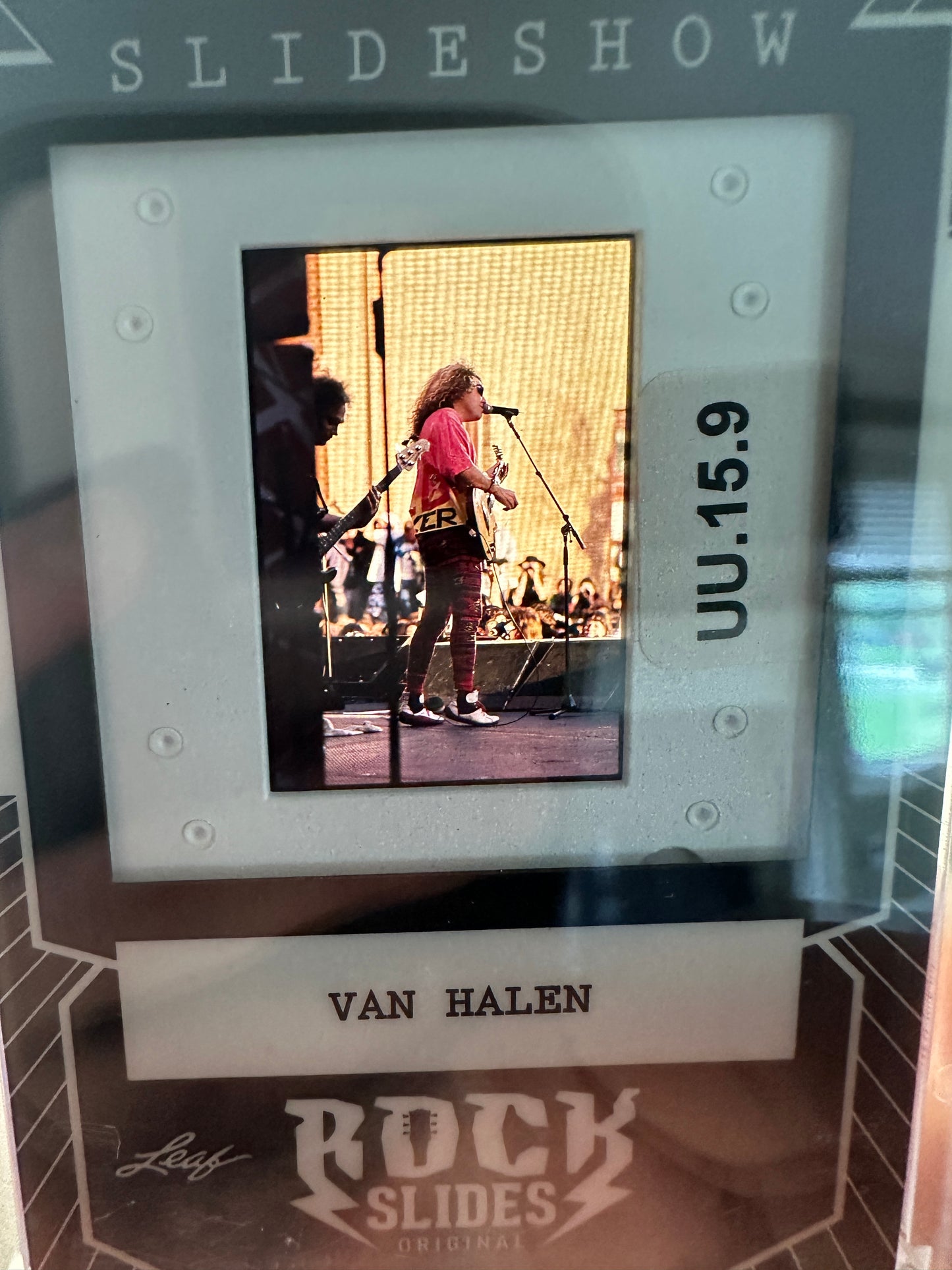 2026 Leaf Slideshow VAN HALEN Metal /25 SAMMY HAGAR 3-Slide 5150 Era PRODUCTION