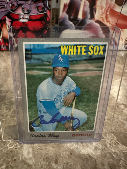 14 White Sox Signed Card Lot 1956-1989 Minnie Minoso Carlton Fisk Harold Baines
