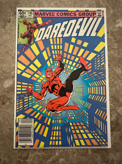 Daredevil #186 VF/NM 9.0 Newsstand (1982 Marvel Comics)