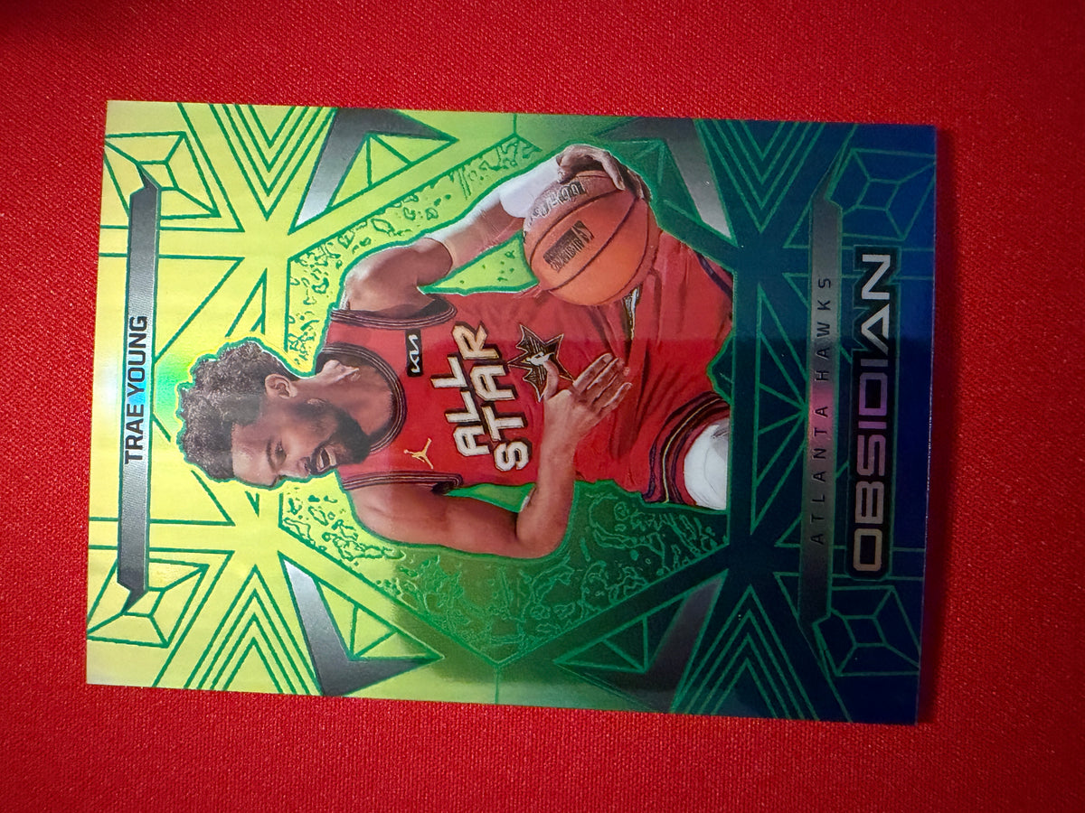 Trae Young 2024-25 Panini Obsidian Basketball Base Caldera SSP #197
