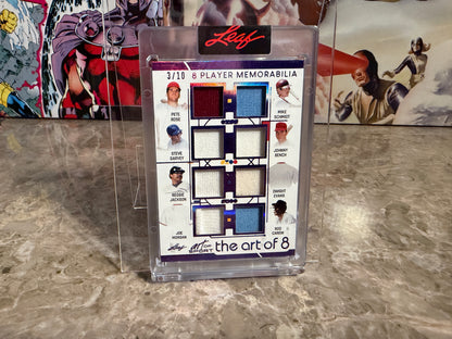2026 Leaf Art of Sport 8-Patch Rose Bench Jackson Schmidt Garvey Carew /10