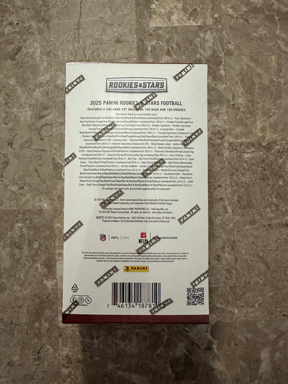 2025 Panini Rookies & Stars NFL Hobby Box - Sealed, New, In Hand