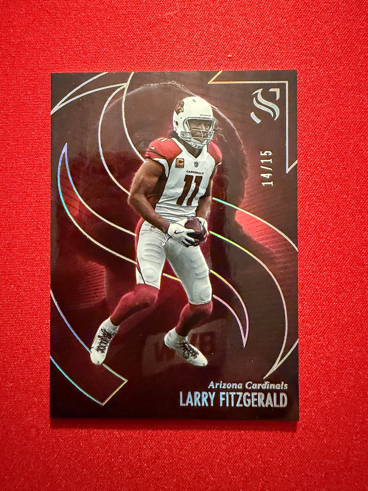 Larry Fitzgerald 2025 Panini Silhouette Football Base /15 #37