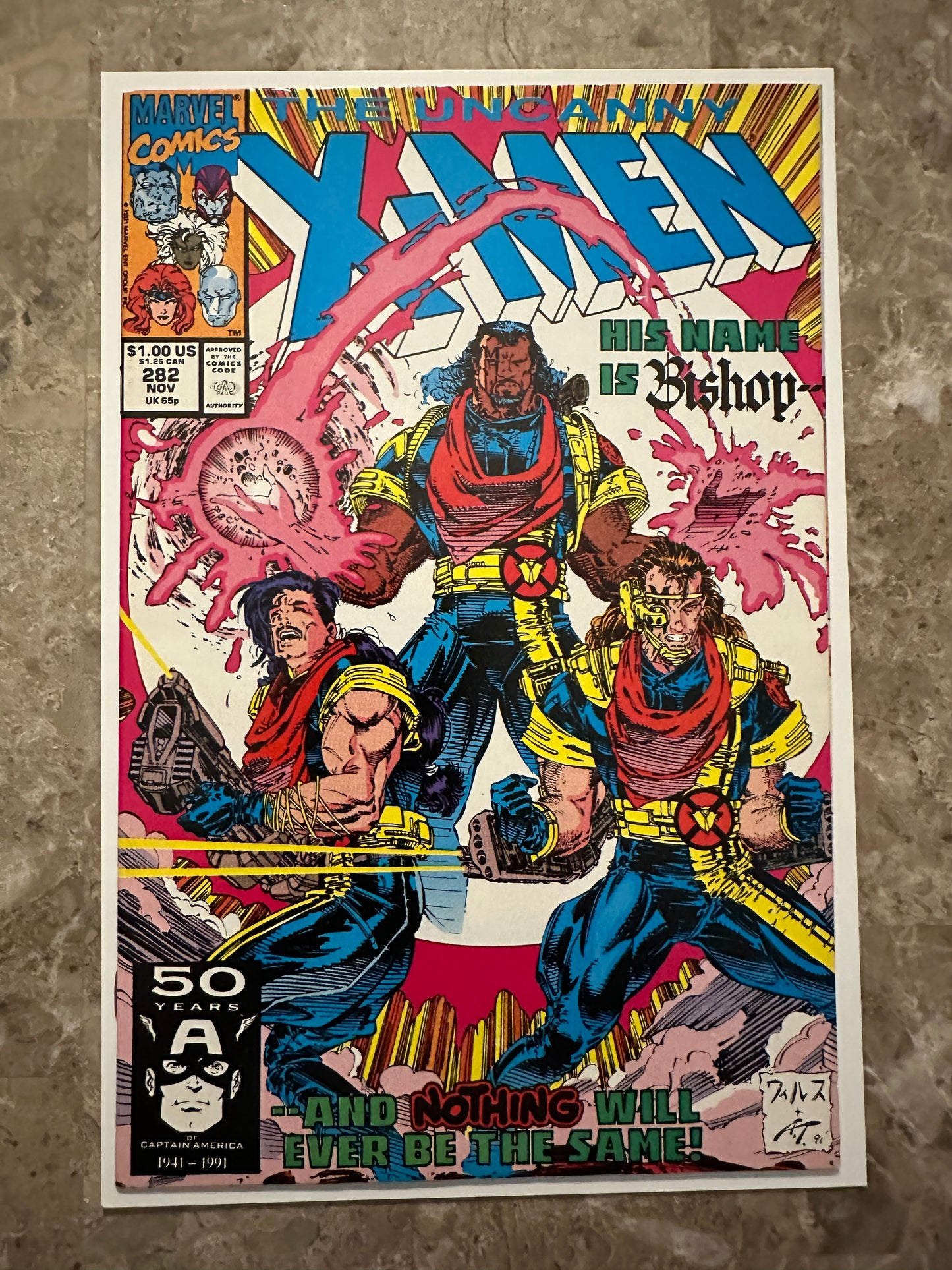 Uncanny X-Men #282 FN+ 6.5 (1991 Marvel Comics) - Appears High Grade